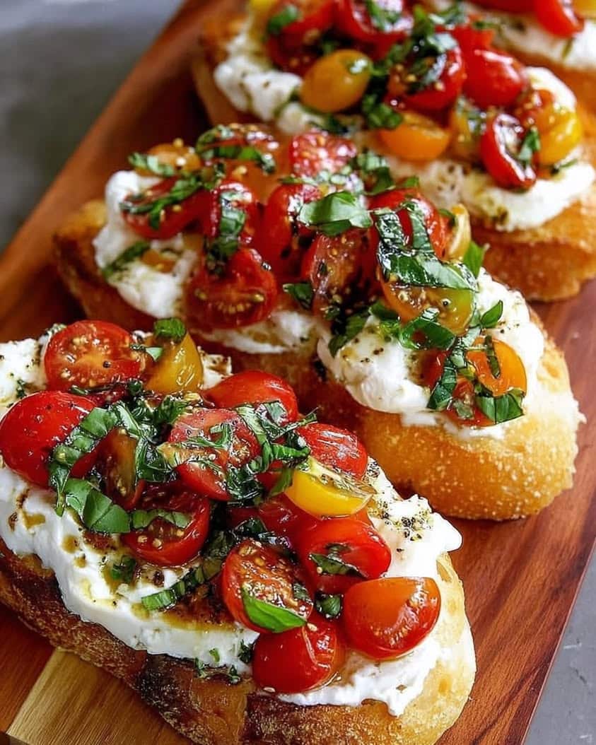 burrata bruschetta 1