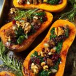 butternut squash boats italian sausage
