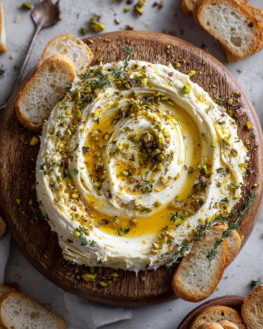 buttery heat sweet drizzle crunchy topping