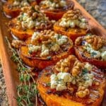 caramelized sweet potatoes honey goat cheese