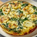 cheesy potato spinach quiche 1