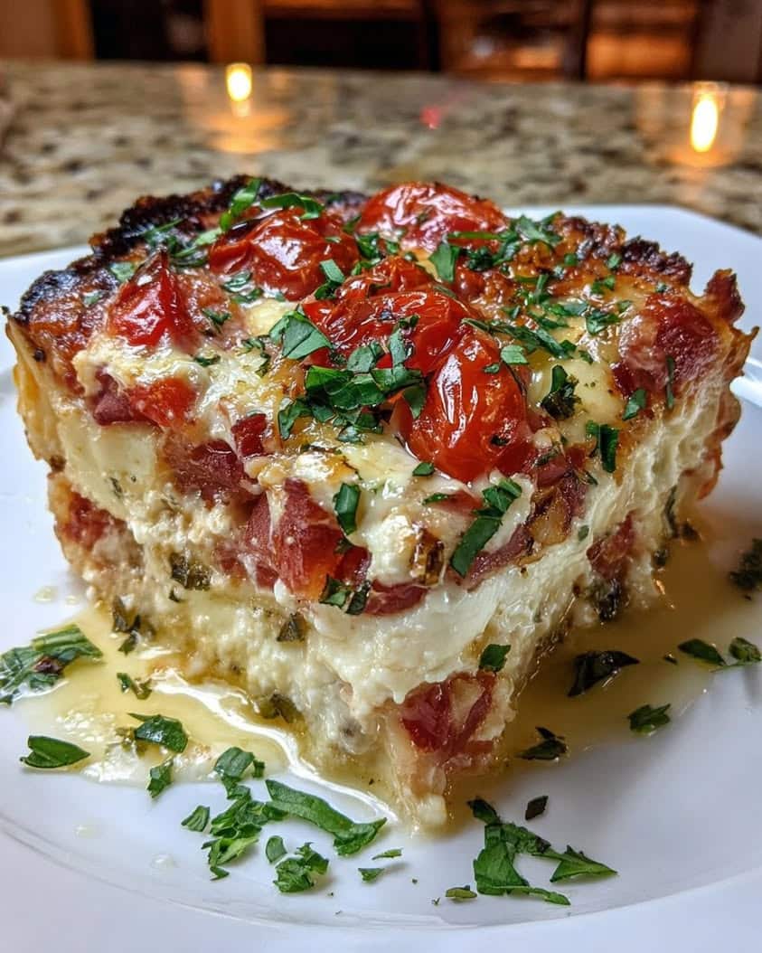 cheesy tomato cottage bake 1