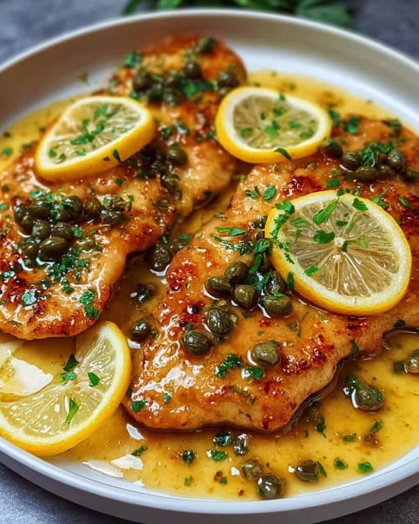 chicken piccata lemon capers 1