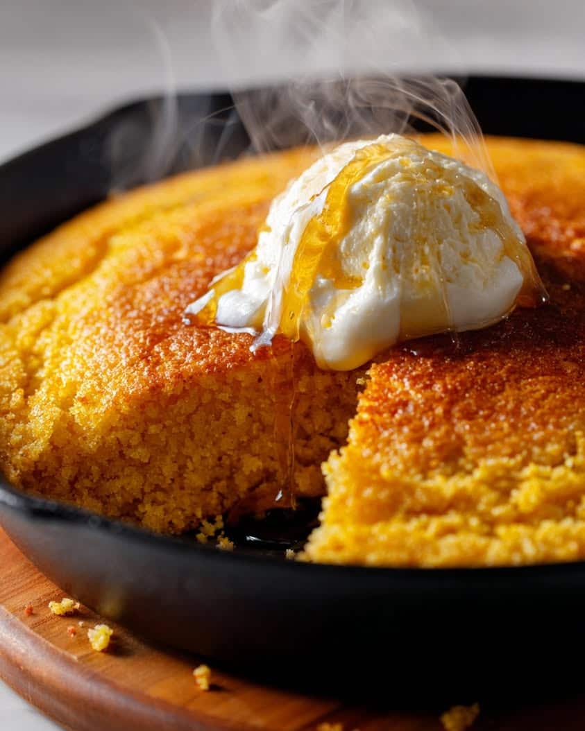 classic golden skillet cornbread