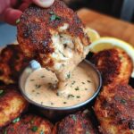 crab cakes remoulade sauce 1