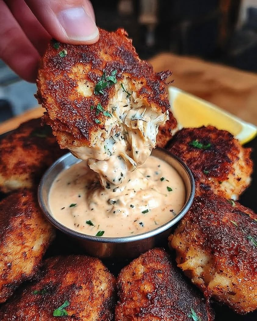 crab cakes remoulade sauce 2