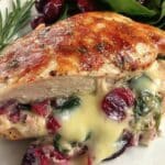 cranberry spinach stuffed chicken 2