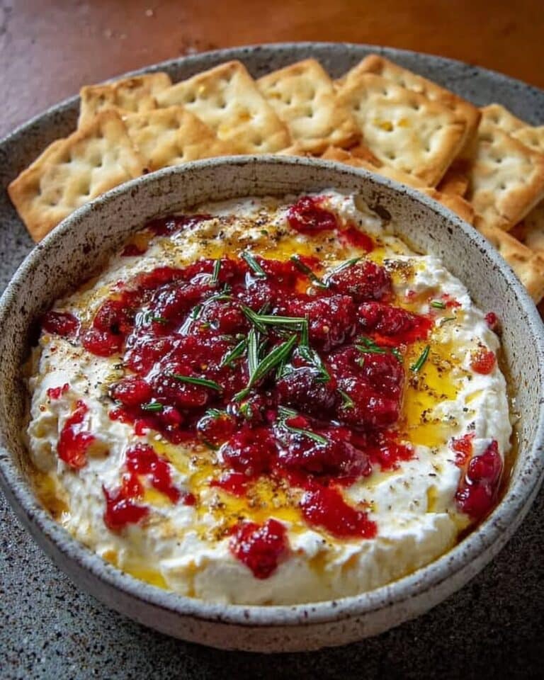 cranberry whipped feta dip 2