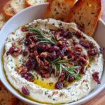 cranberry whipped feta dip 3