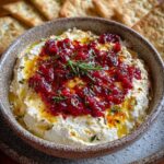 cranberry whipped feta dip 4