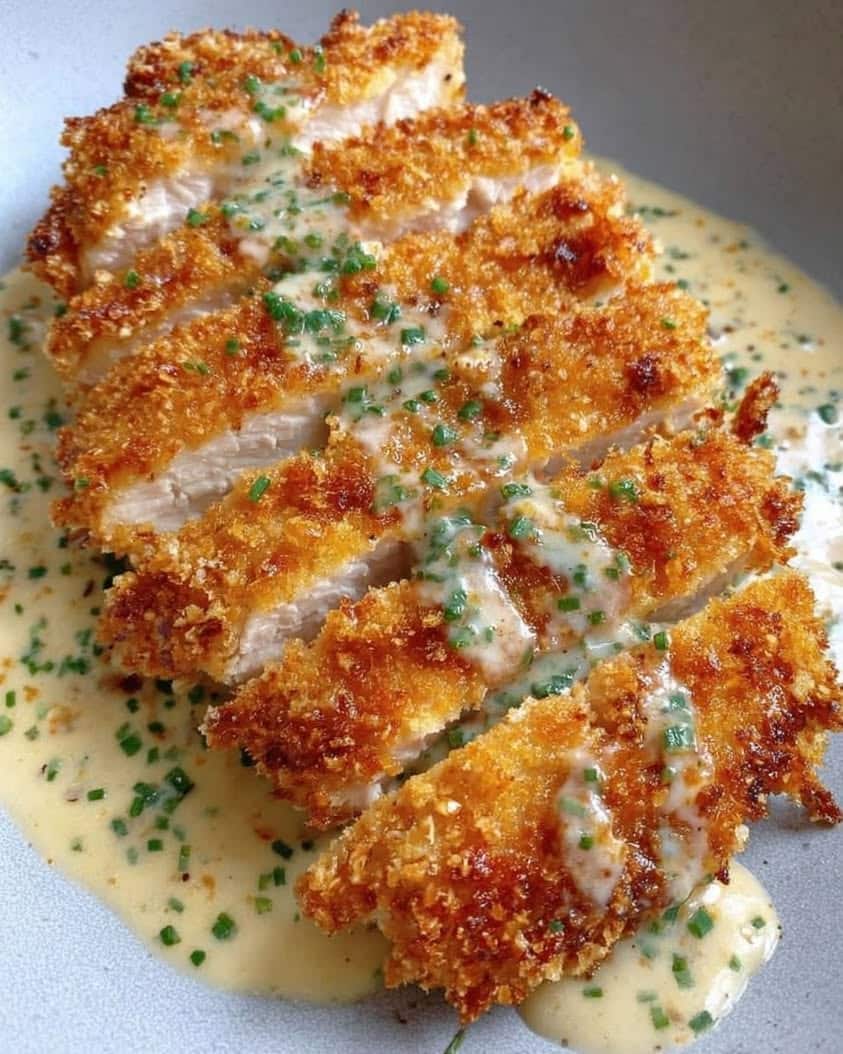 crispy parmesan chicken garlic sauce