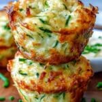 crispy parmesan zucchini potato muffins 1