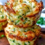 crispy parmesan zucchini potato muffins 2