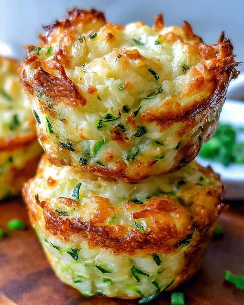 crispy parmesan zucchini potato muffins 2