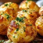 crispy potato cheese bombs garlic