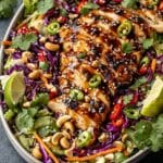 crunchy asian sesame chicken salad 1