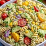 easy avocado pasta salad