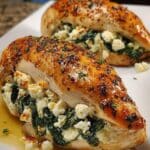 feta spinach stuffed chicken