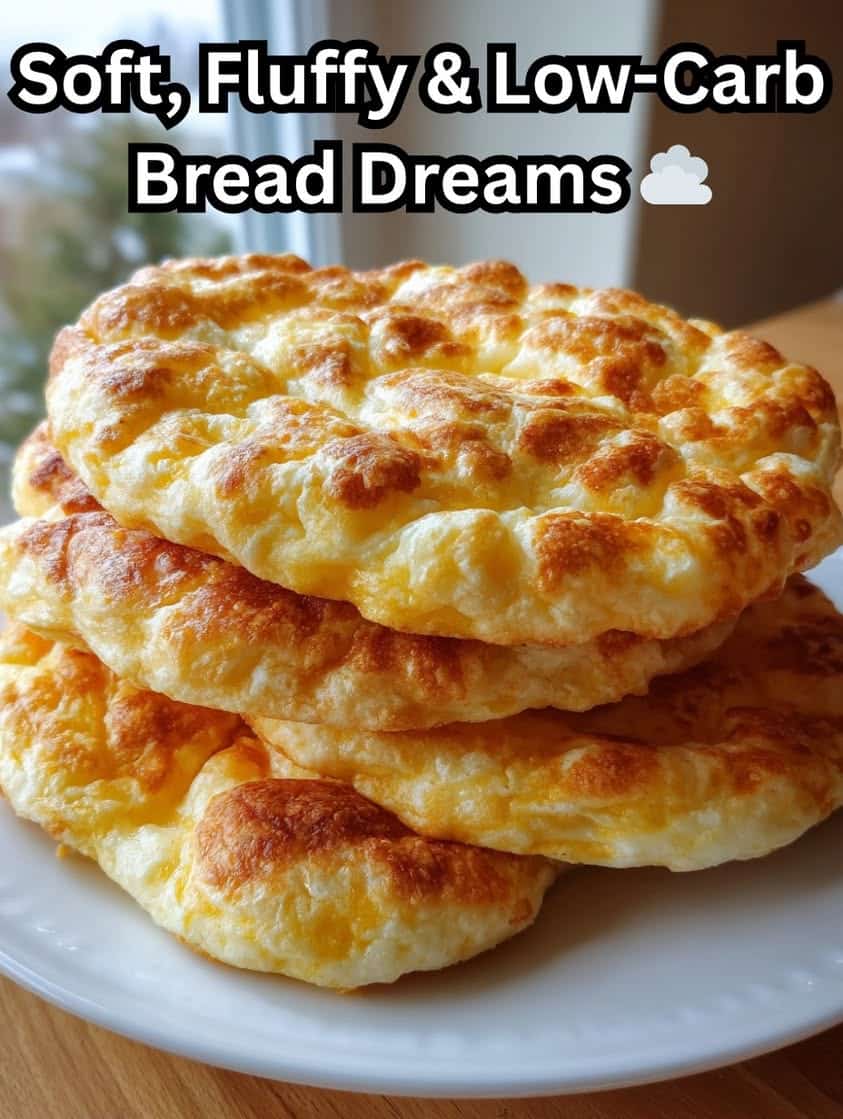 fluffy low carb cottage cheese cloud bread