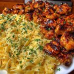 garlic cajun chicken cheesy linguine 1