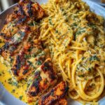 garlic parmesan chicken spaghetti 1