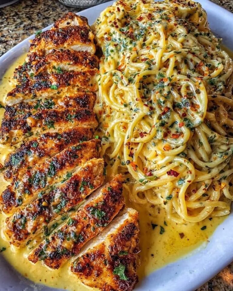 garlic parmesan chicken spaghetti 2