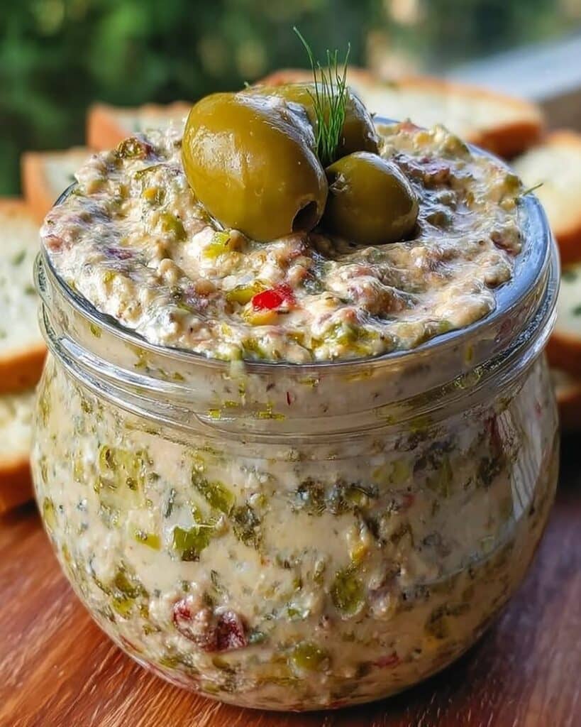 Creamy Green Olive Dip: An Easy, Zesty Party Appetizer 2 green olive dip 1