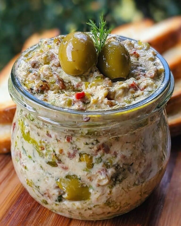 green olive dip