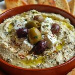 green olive feta cheese dip