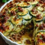 ground beef zucchini bake
