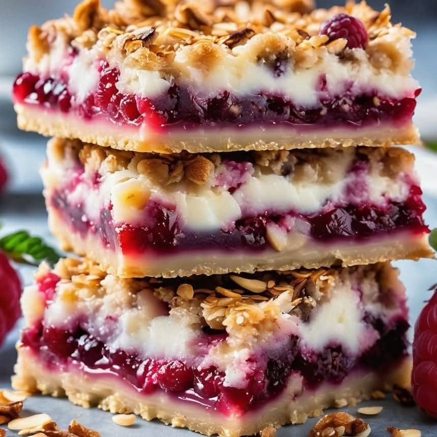 heavenly raspberry cheesecake bars