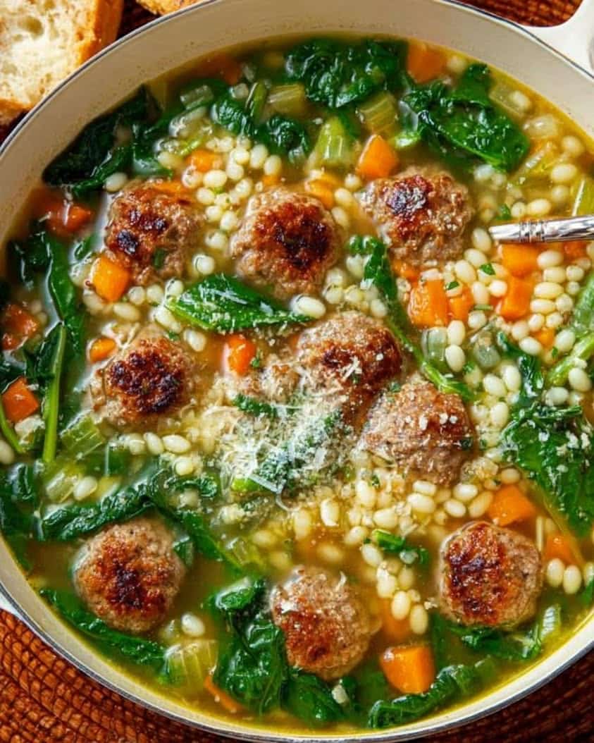 homemade italian wedding soup 1
