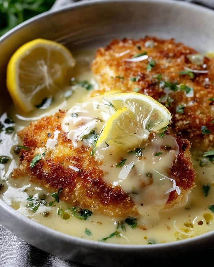 lemon pecorino crusted chicken 1
