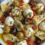 marinated mozzarella artichokes olives 1