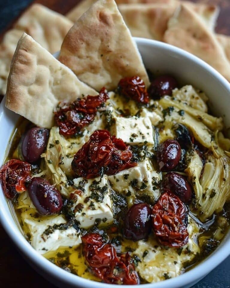 mediterranean baked feta appetizer 2