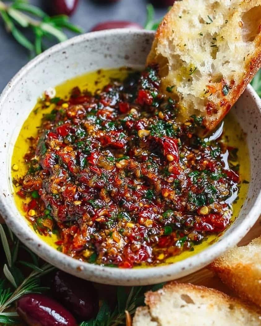 mediterranean olive oil dip