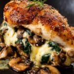 mushroom stuffed chicken breast
