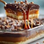 no bake millionaires shortbread lasagna