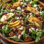 pear candied pecan salad
