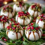 pomegranate burrata christmas ornaments