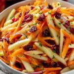 refreshing apple cranberry carrot salad 1