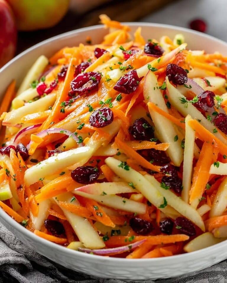 refreshing apple cranberry carrot salad 1