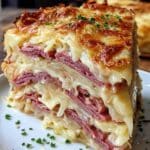 reuben bake corned beef sauerkraut