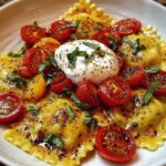 ricotta lemon ravioli burrata
