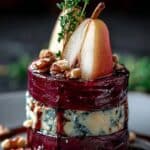 roasted beet blue cheese towers 2