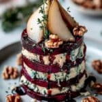 roasted beet blue cheese towers 3