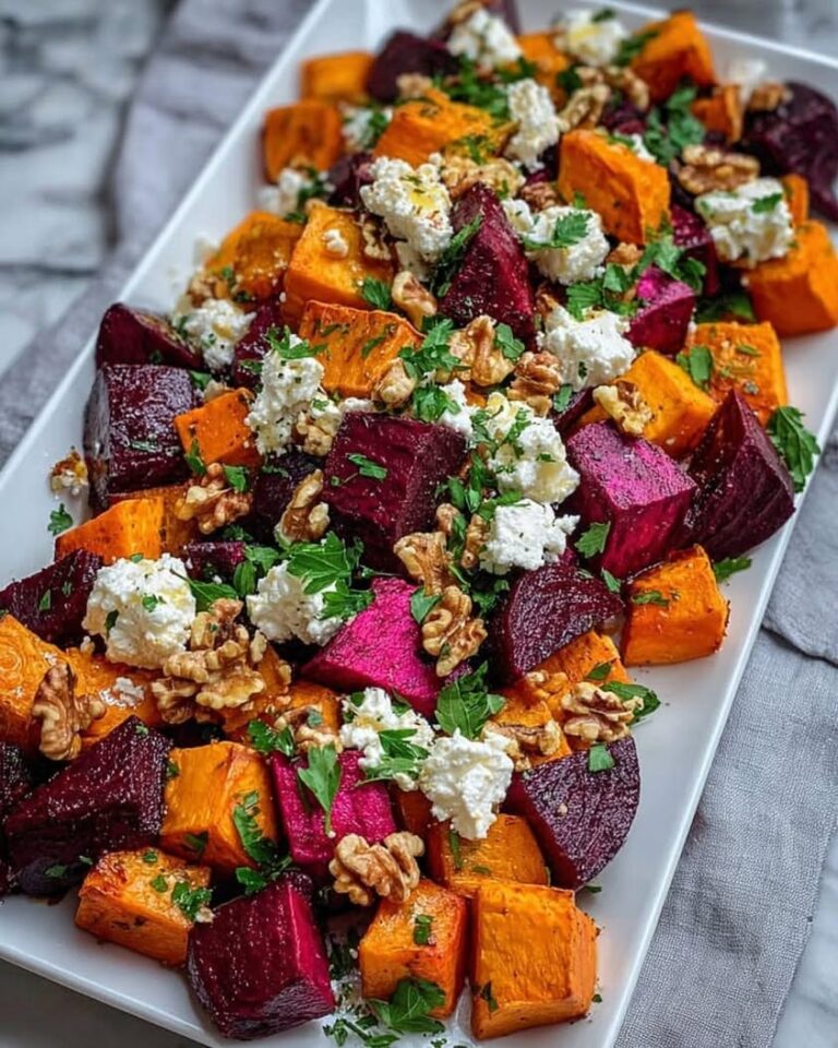 roasted beet sweet potato salad 1