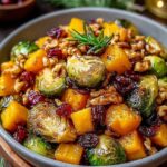 roasted brussels sprouts butternut squash