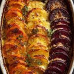 root vegetable gratin sweet potatoes 1