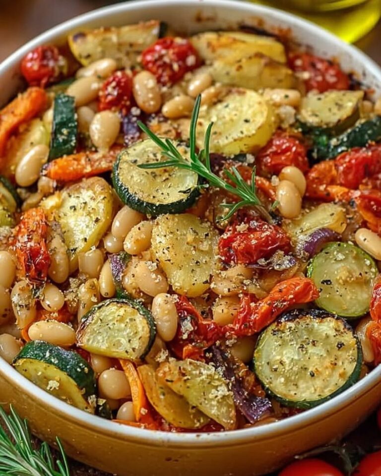 rustic roasted vegetable bake 1